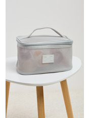 Косметичка сітка L KM-0910 Сірий