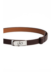 Ремінь шкіряний  102 см REM-581r Темно-коричневий Коричневий