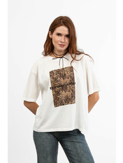 Футболка FUT-251040 one size Молочний Молочний one size