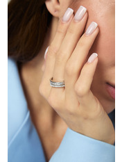 Каблучка KOL-3466 Сріблястий