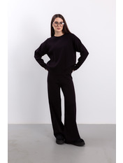 Трикотажний костюм KT-4240 one size Чорний Чорний one size