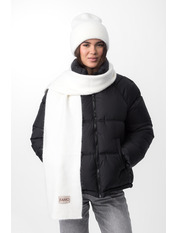 Комплект шапка і шарф KSH-25015 Білий