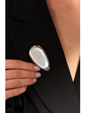 Брошка B-560 Сріблястий