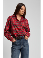 Сорочка в клітинку RA-261035 one size Червоний Червоний one size