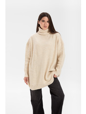 Светр вільний KOF-92617 Молочний one size Молочний one size