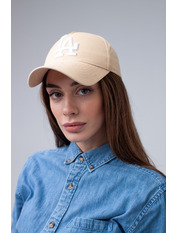 Бейсболка BK-4905 Білий 55-56 Біло-бежевий