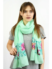 Шарф SV-02 Бірюзовий Блакитний