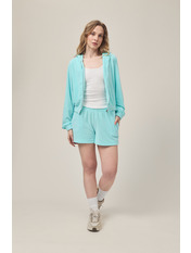 Велюровий костюм з шортами KT-803 XS Мятний Зелений Мятний XS