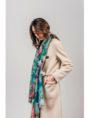 Шарф K-1907 Зелений 5 Зелений