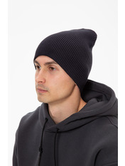 Бавовняна чоловіча шапка SHP-0107 Синій Темно-синій