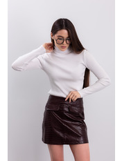 Водолазка з коміром  приталена GO-1302 one size Білий Білий one size