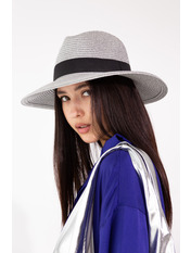 Капелюх федора SHL-1907 Сріблястий