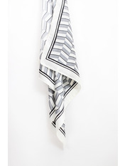 Хустка атласна PA-1903-A-10 Сірий яя_70*70