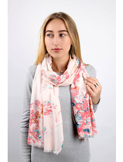 Шарф PK-1815 Пудровий Рожевий яя_180*70