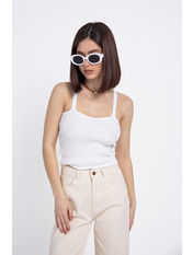 Топ трикотажний FUT-0991 Білий one size