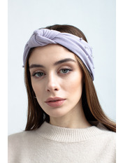 Пов`язка на голову - тюрбан  Р39 Бузковий Фіолетовий