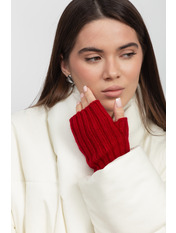 Мітенки M-11 one size Вишневий Червоний Вишневий one size