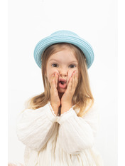 Дитячий капелюх SHL-3997 Блакитний. Блакитний