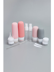 Дорожній набір ємностей E-0915-2 Рожевий