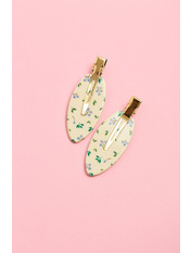 Набір заколок NZAK-0019 Молочний Молочний+блакитний