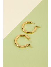 Сережки кільця SER-DM-139 Золотистий