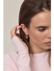 Сережки кільця SER-306 Золотистий