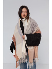 Шарф SH-1010221 Молочний Коричневий Молочно-капучіновий