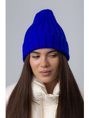 Трикотажна шапка SHP-25009 Синій Електрик