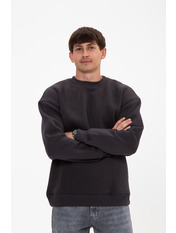 Світшот чоловічий однотонний SW-058 S Сірий Графітовий Графітовий S