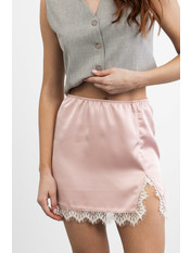 Спідниця з сатину U-136 XS Рожевий Рожевий XS