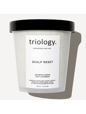 Шампунь-скраб з морською сіллю та інкапсульованим вугіллям Triology. Scalp reset 500 мл