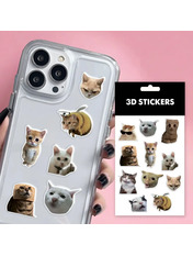 3D стікери "Fanny cats mems" SB-57 3D стікери