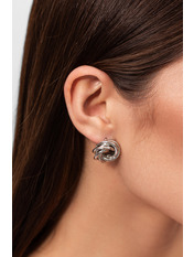 Сережки фігурні SER-21 Сріблястий