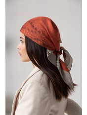 Хустка атласна APL-528 Червоний