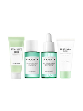 Набір мініатюр з чайним деревом SKIN1004 4 шт Madagascar Centella Tea-Trica Travel Kit