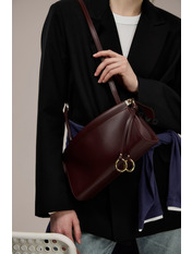 Сумка жіноча SYM-3-26-06 Бургунді Червоний