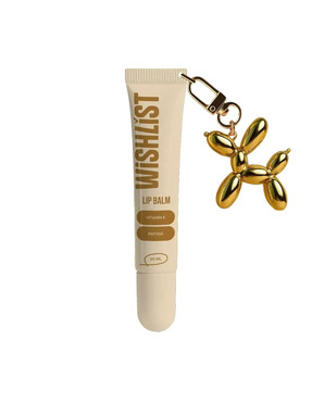 Блиск для губ Lip Gloss Balsam + іграшка-брелок Wishlist Blessed Honey