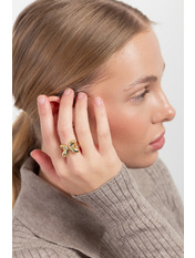 Каблучка KOL-3216 Золотистий