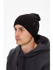 Бавовняна чоловіча шапка SHP-P0108 Чорний