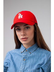 Бейсболка BK-4883 Білий Червоно-біла Червоний L/XL