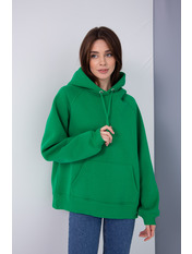 Худі вільне однотонне KOF-1120 Зелений S Світло-зелений