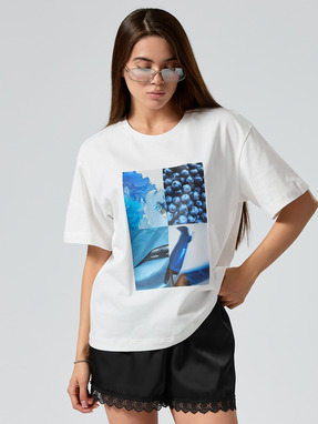Футболка бавовняна oversize FUT-301