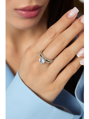 Набір каблучок KOL-3283 Сріблястий Сріблястий 7