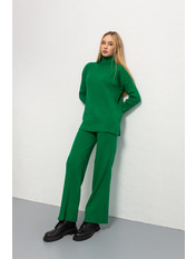 Трикотажний костюм утеплений KT-2397 Зелений one size