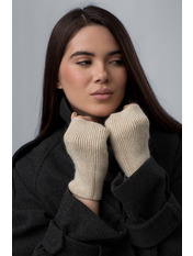 Мітенки М-14 Молочний one size Крем-брюле Крем-брюле one size