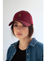 Бейсболка BK-4886 Червоний Бордовий one size