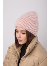 Ангорова шапка SHP-8398 Помаранчевий Абрикос