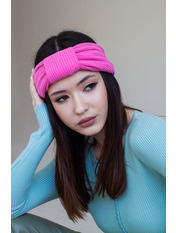 Пов`язка на голову - тюрбан TRR-P-34 Рожевий