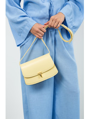 Сумка жіноча з еко-шкіри SYM-25-07 Лимонний Жовтий