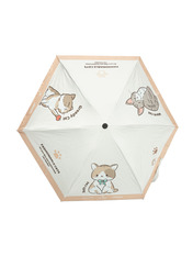 Парасоля PK-M-6166 Молочний Молочний+бежевий